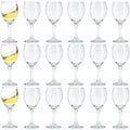 Jolof Store Stemmed Limoncello Shot Glasses - 3oz Lead-Free Glass, 18pk