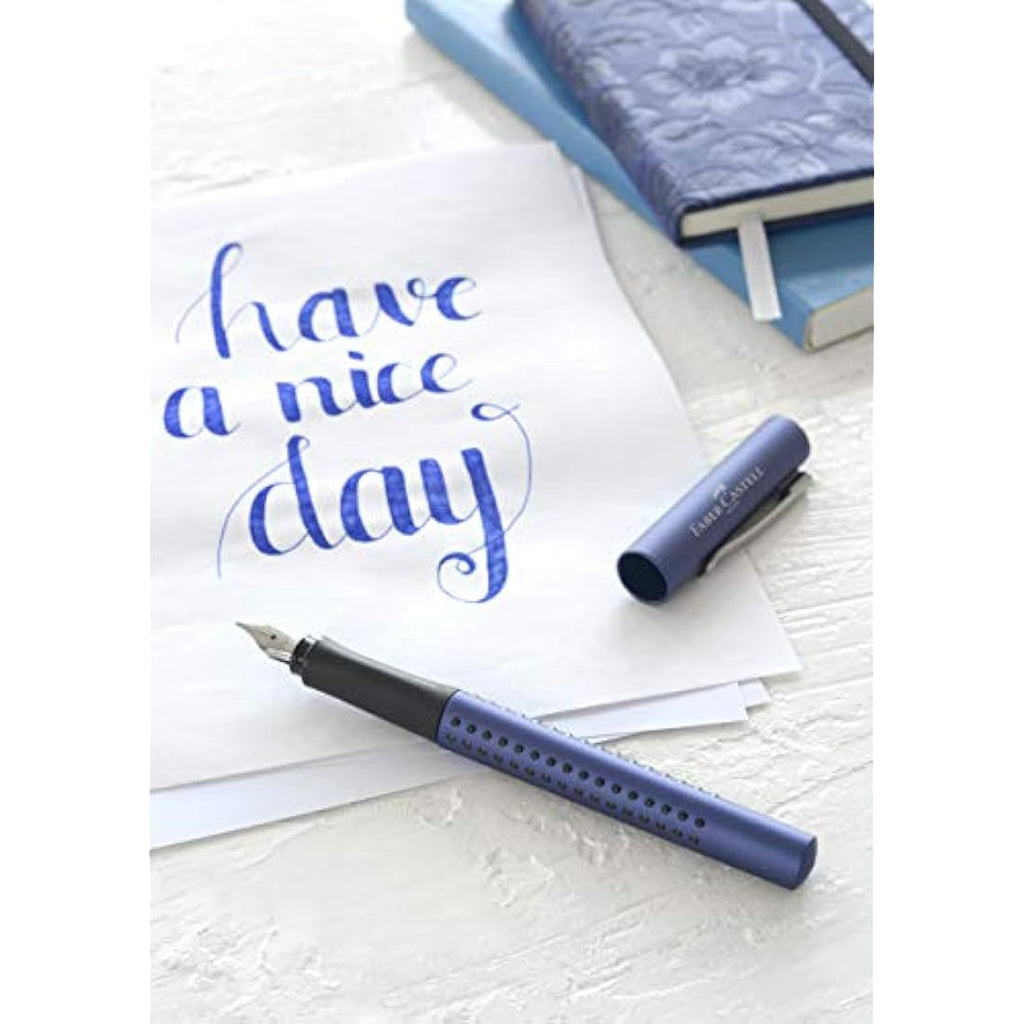 Faber-Castell Grip 2011 Calligraphy Set - Fountain Pen with 3 Nibs