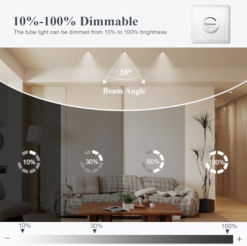 Sweier IP65 Waterproof GU10 LED Downlights – 6000K Cool White 6 Pack