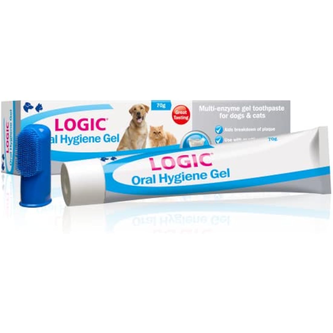 Logic Enzymatic Oral Hygiene Gel – Pet Toothpaste for Dogs & Cats