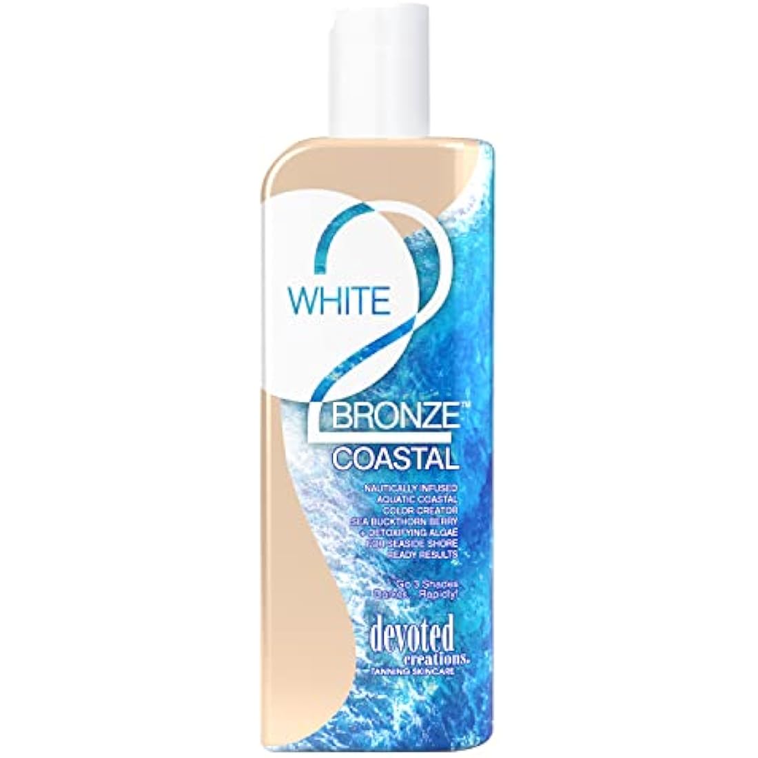 Devoted Creations White 2 Bronze Coastal Blue Hued Tan Enhancer - 251ml