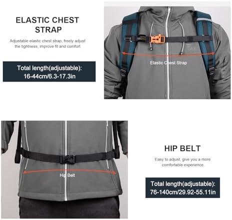 MOUNTAINTOP 35L Hiking Backpack | Lightweight Trekking Daypack