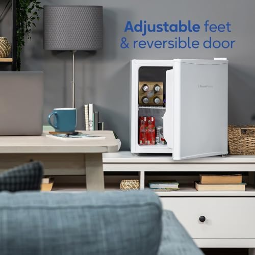 Russell Hobbs 43L Table Top Mini Fridge – White Larder Fridge