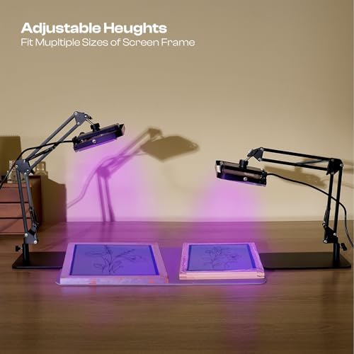 Caydo 50W UV Screen Printing Exposure Light with Adjustable Stand