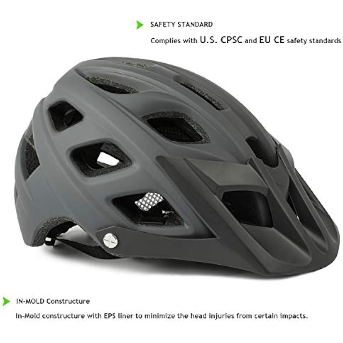 Exclusky Mountain Bike Helmet – Lightweight MTB Cycling Helmet for Adults