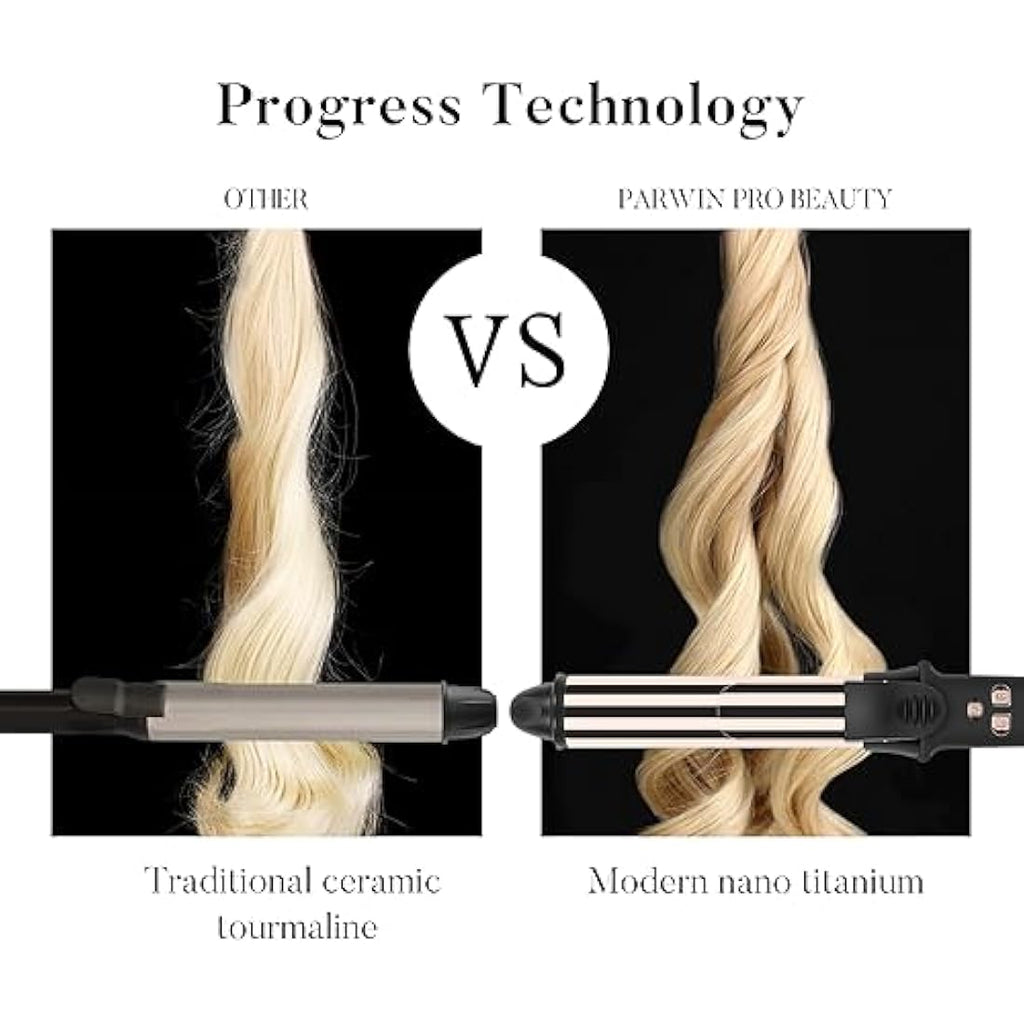 PARWIN PRO BEAUTY 25mm Automatic Rotating Hair Curler | Nano Titanium Wand