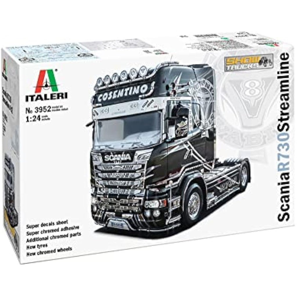 Italeri Scania R730 Streamline Show Truck 1:24 Plastic Model Kit