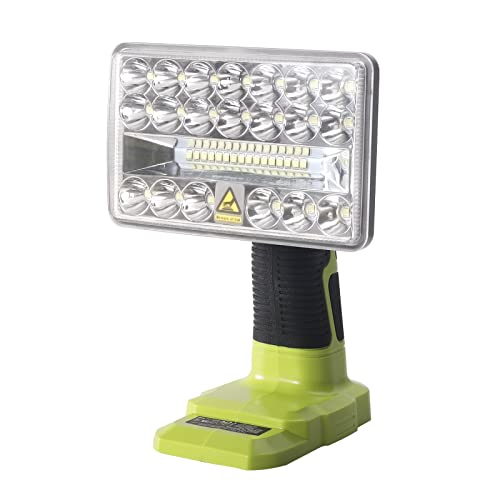 Jolof Store 18W LED Work Light for Ryobi 18V Battery - 2000LM Portable Torch