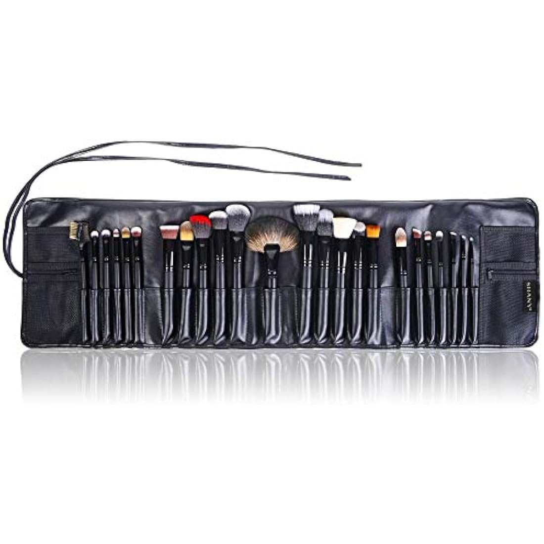 SHANY Pro Signature 24pc Makeup Brush Set | Handmade Wooden Handle