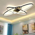 Modern Oval LED Ceiling Light – 90cm Dimmable Flush Mount