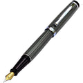 Xezo Incognito Fountain Pen | Extra Fine Nib | Zinc Green & Platinum