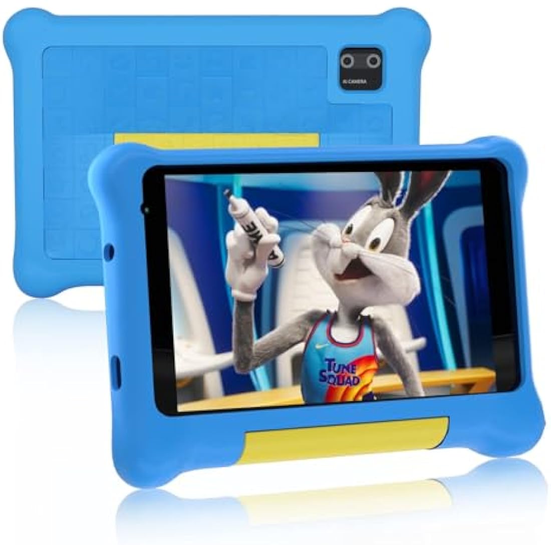 Ainmel 7 Inch Kids Tablet – Android 13, 5GB RAM, 32GB ROM with Case (Blue)
