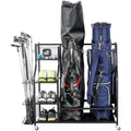Mythinglogic Golf Storage Rack – Extra Large Rolling Organizer with Wheels