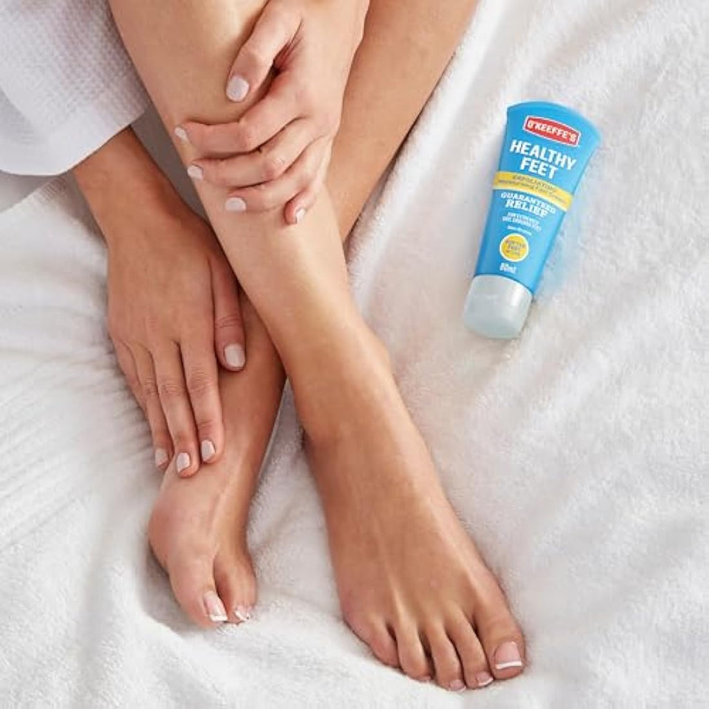 O'Keeffe's Healthy Feet Exfoliating Foot Cream for Dry Skin – 5 Pack