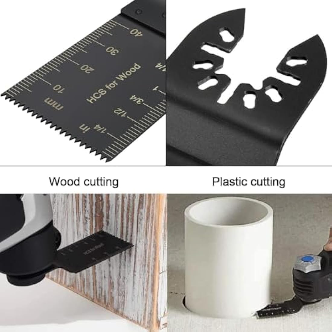 Jolof Store 60-Piece Universal Oscillating Wood Multi Tool Saw Blades