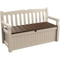 Keter Eden 265L Outdoor Garden Storage Bench – Weatherproof Resin