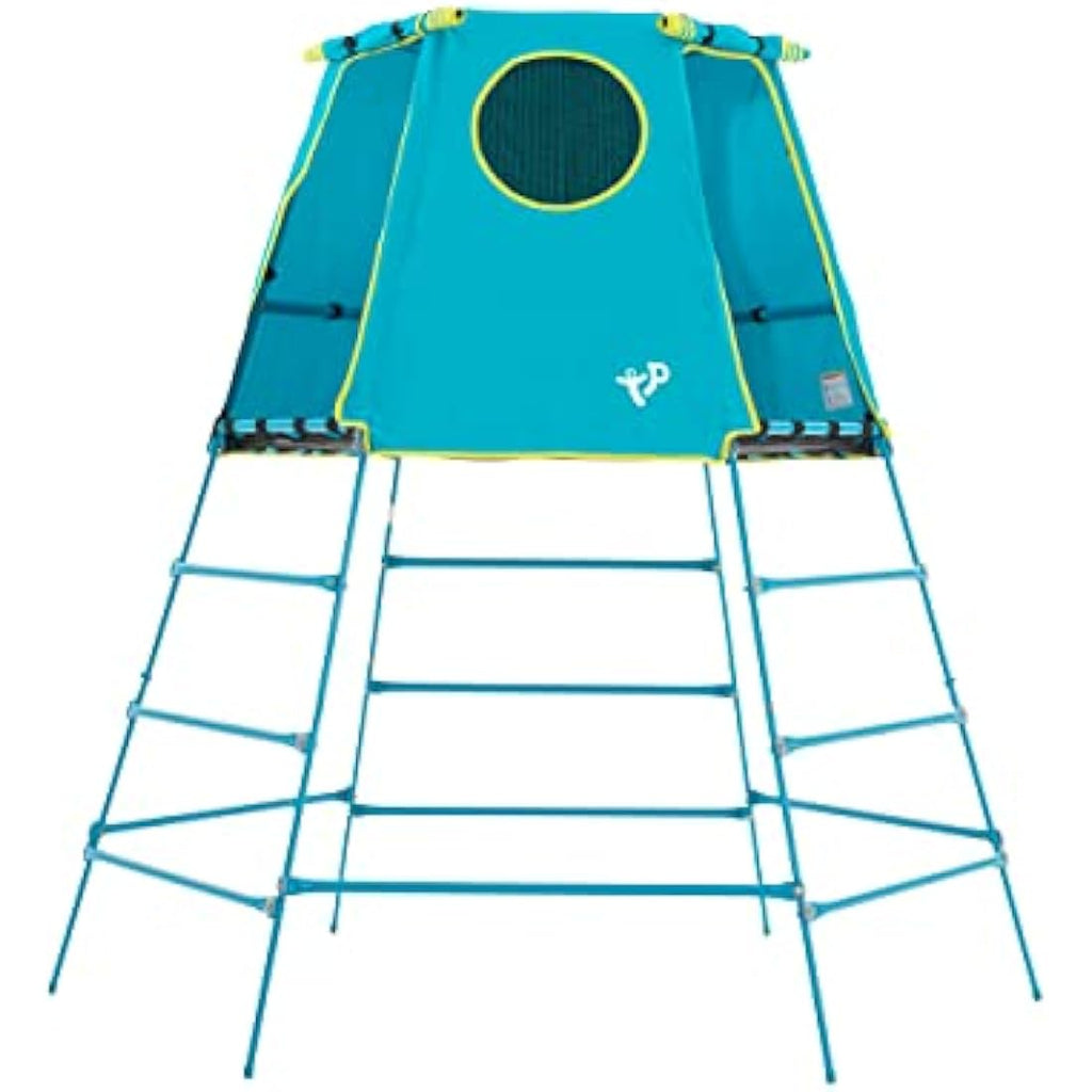 TP Toys Explorer Metal Climbing Frame with Platform & Den - Blue