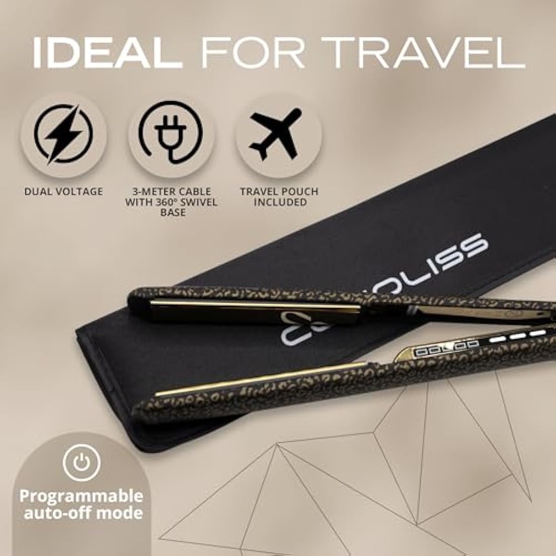 Corioliss C3 Titanium Hair Straightener | Professional Ionic Flat Iron
