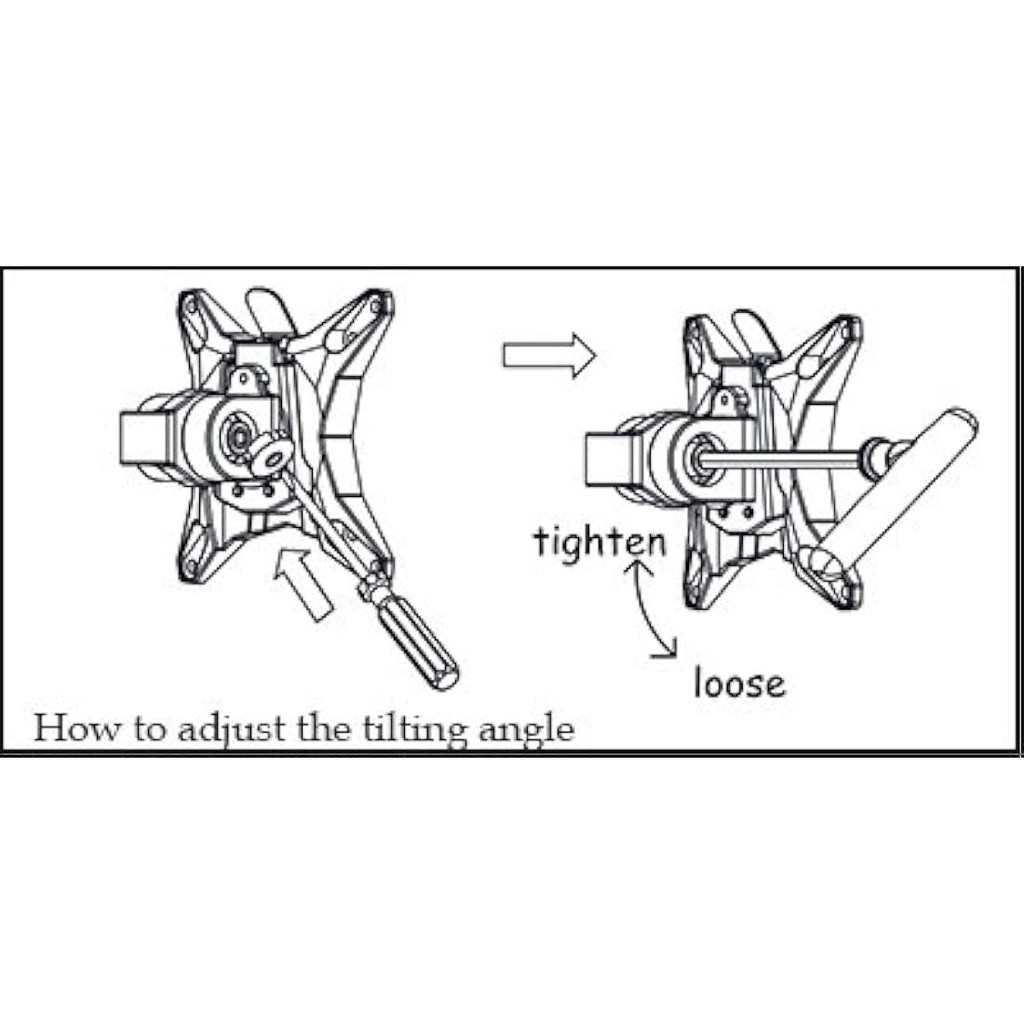 Allcam GSD110 Gas Spring Monitor Arm – VESA Desk Mount for 1.7-5kg