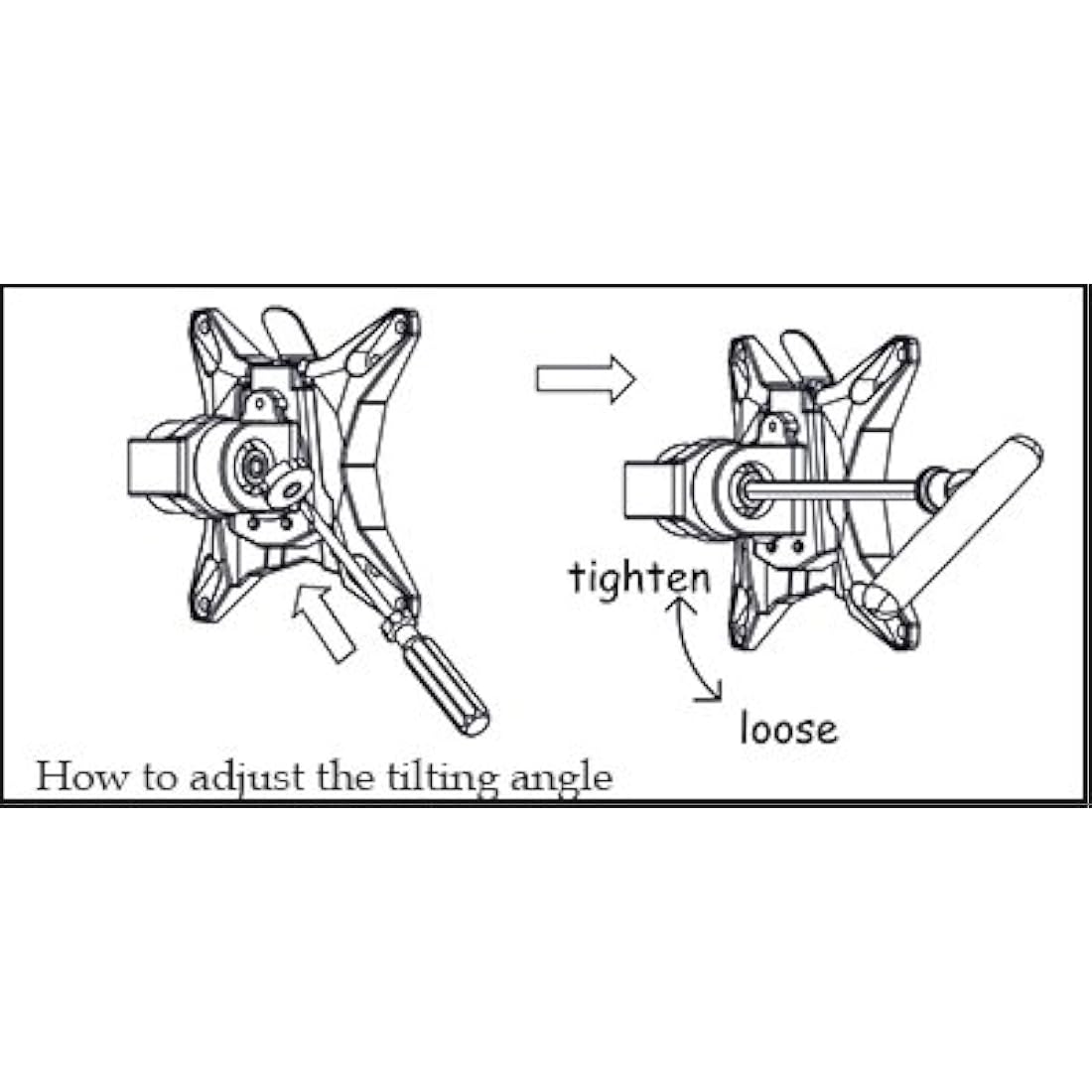 Allcam GSD110 Gas Spring Monitor Arm – VESA Desk Mount for 1.7-5kg