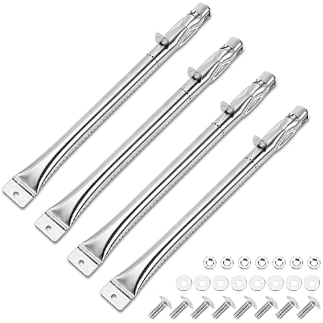 GFTIME 42cm Stainless Steel Gas Grill Burner for Outback & Enders - 4 Pack