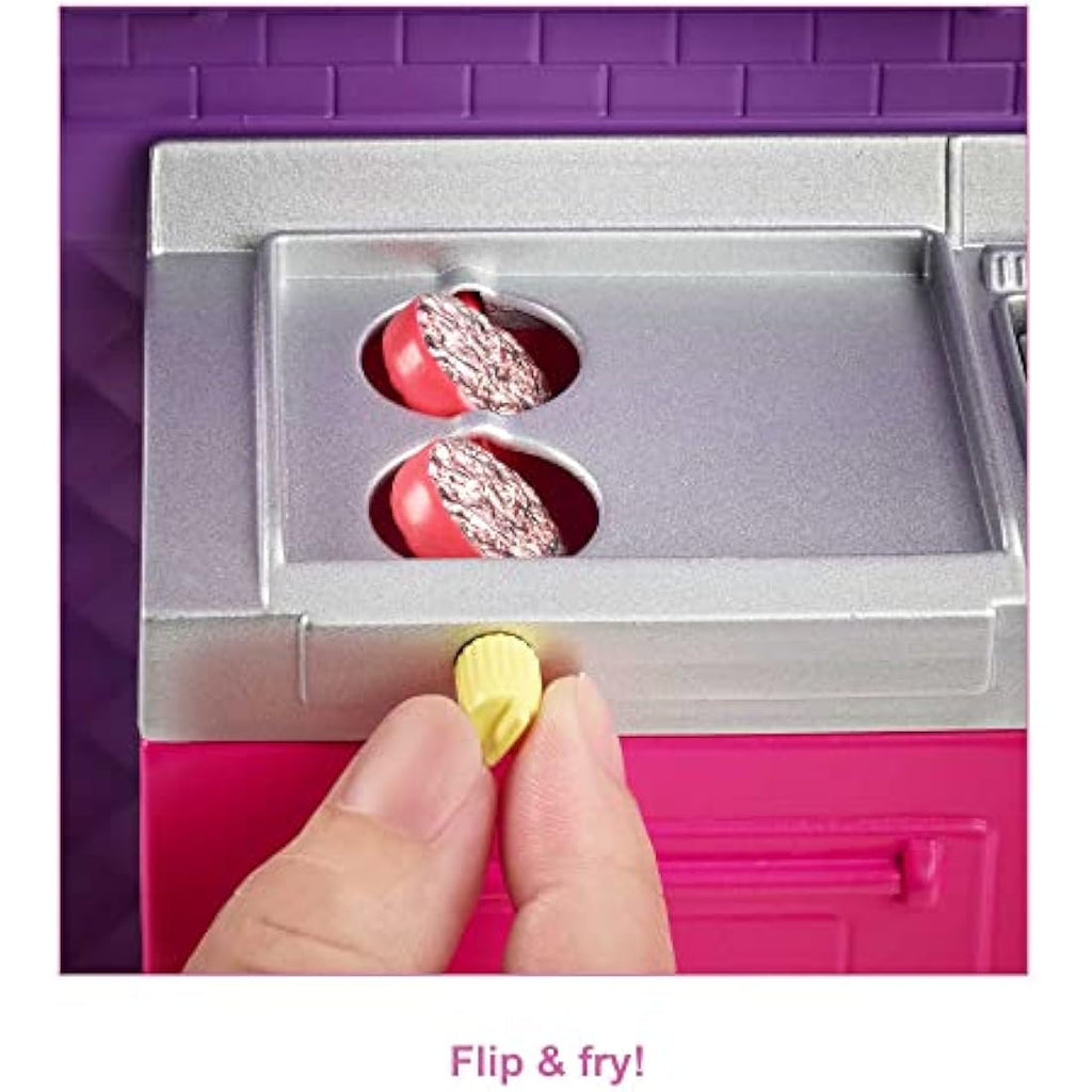 Barbie Fresh 'n' Fun Food Truck Playset with 30+ Realistic Accessories
