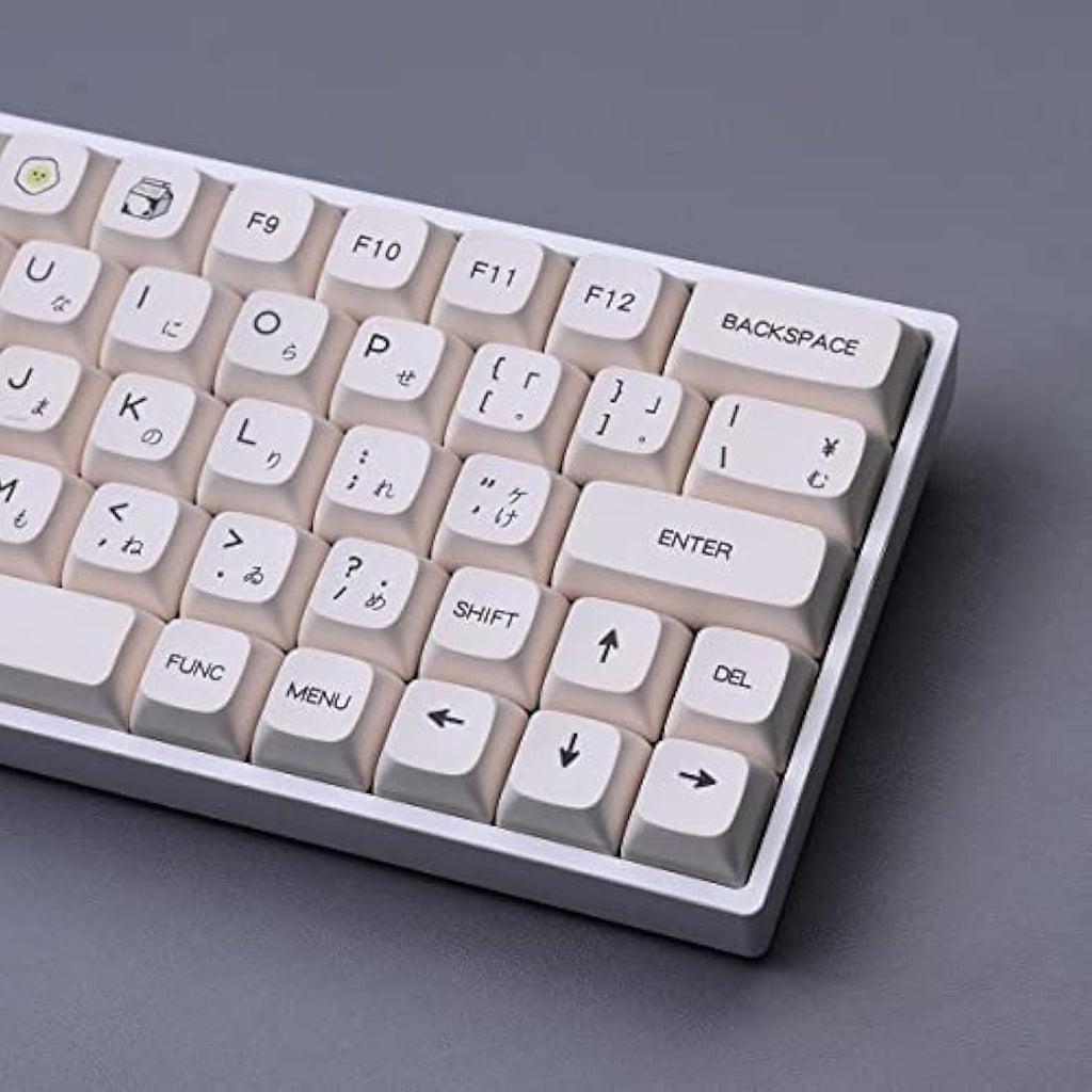 Jolof Store Honey Milk PBT Keycaps – 137 Keys XDA Profile Japanese Set