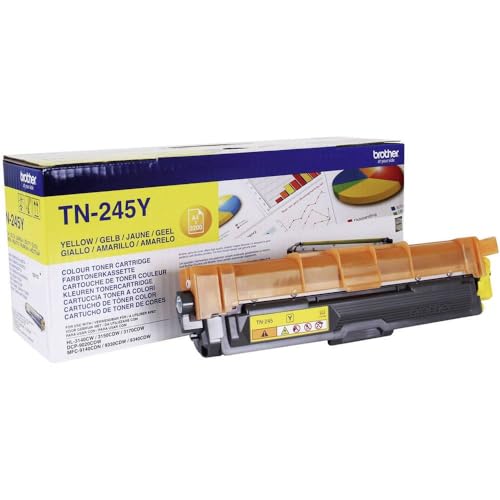 Brother TN-245Y Yellow High Yield Toner Cartridge | Genuine Supplies