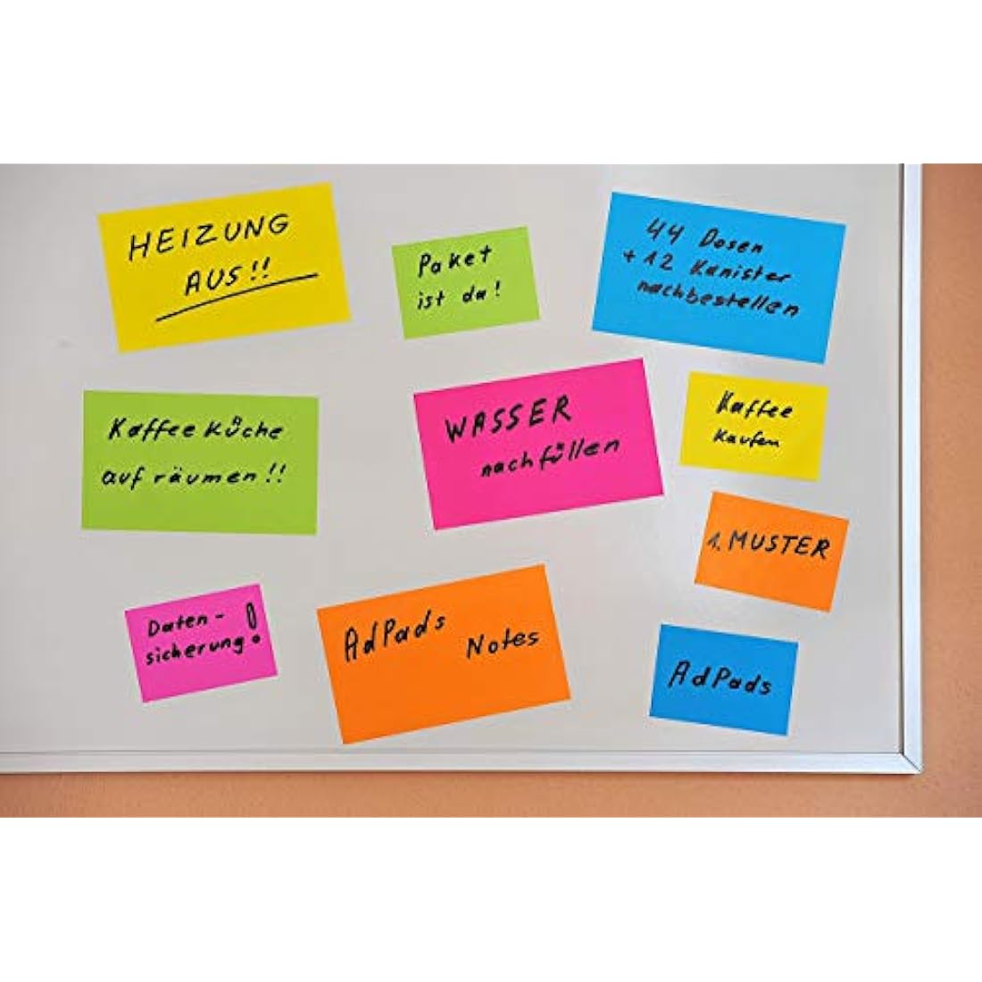 AdPads Electrostatic Presentation Cards | 500 Large Static Notes