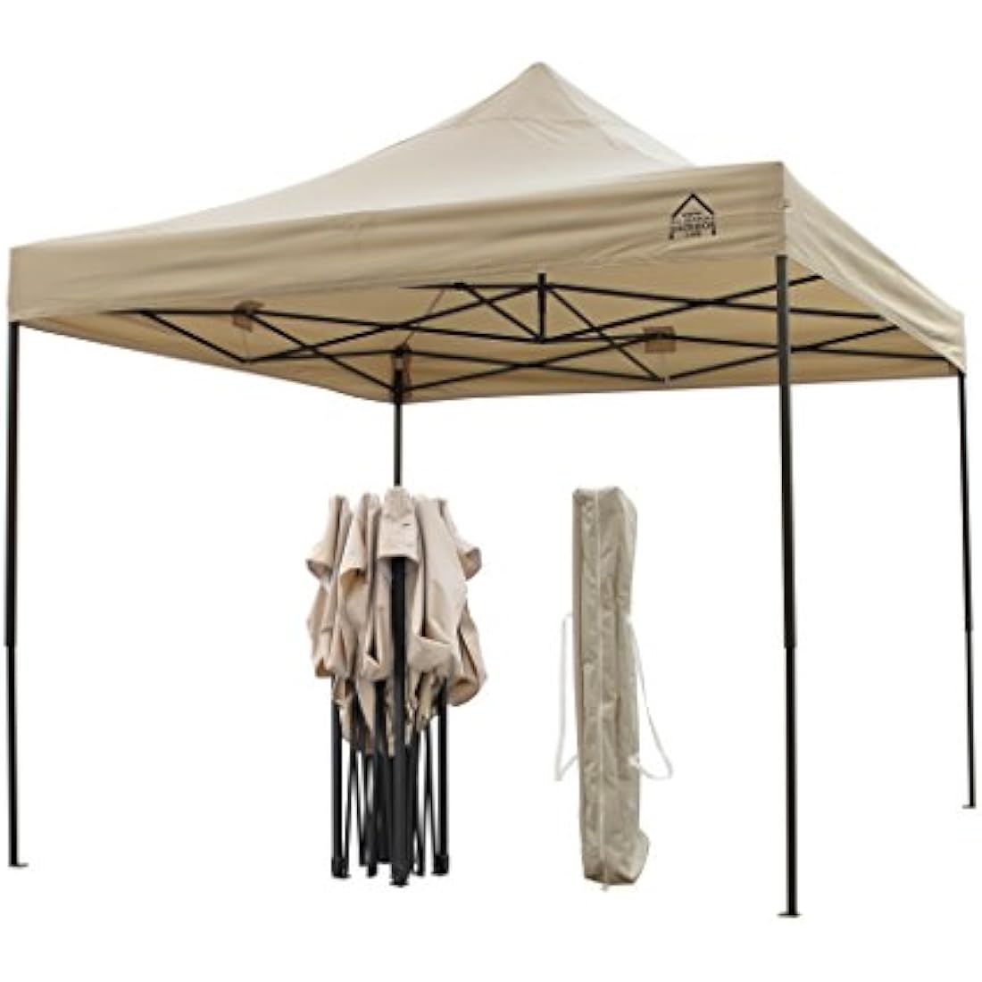 All Seasons Gazebos 2.5x2.5m Heavy Duty Waterproof Pop Up - Beige