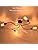OYIPRO 4-Light Vintage Ceiling Light | Black Metal E27 Chandelier