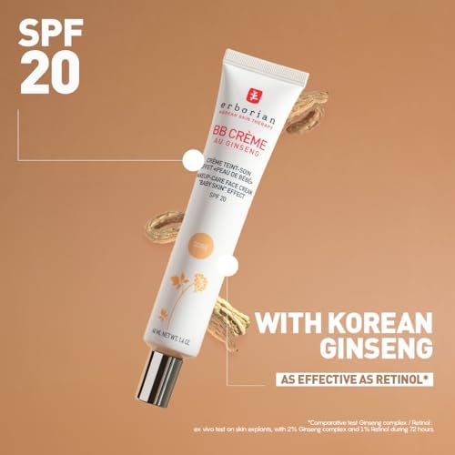 Erborian BB Cream with Ginseng – SPF 20 Korean Complexion Cream