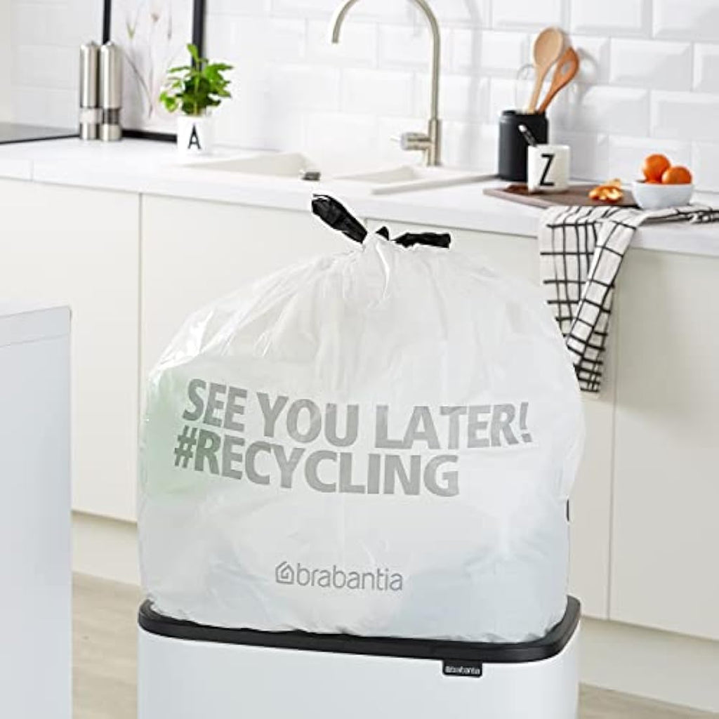 Brabantia PerfectFit Bin Liners Size M 60L - Extra Strong Trash Bags
