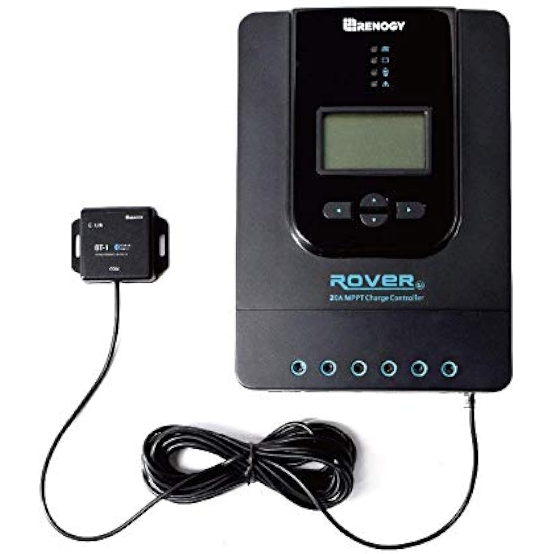 Renogy 20A 12V/24V MPPT Solar Charge Controller with Bluetooth & LCD