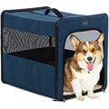 Petsfit Collapsible Soft Dog Crate – Portable Travel Kennel with Mat