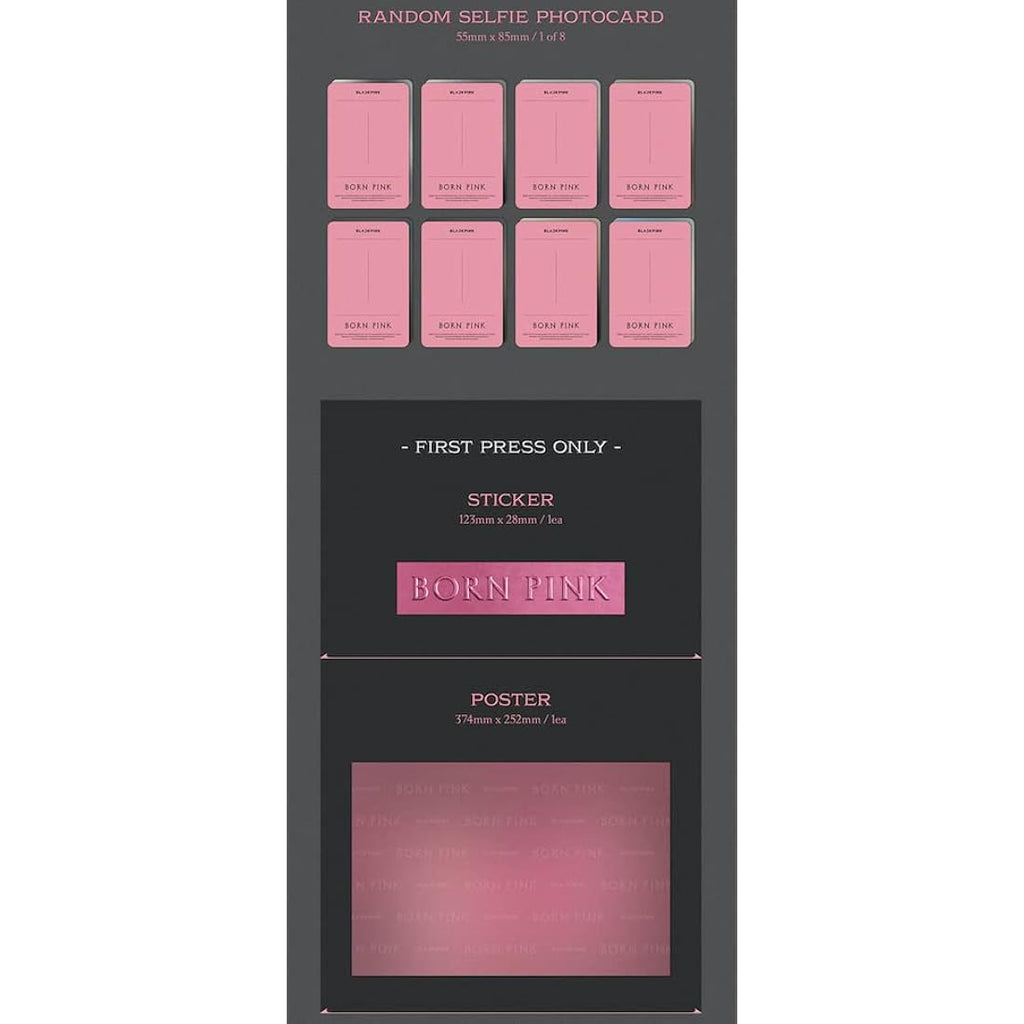 Blackpink Born Pink 2nd Album - Pink Version Package Box Set, Medium