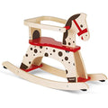 Janod Caramel Wooden Rocking Horse – Toddler Balance Toy, Brown/Red