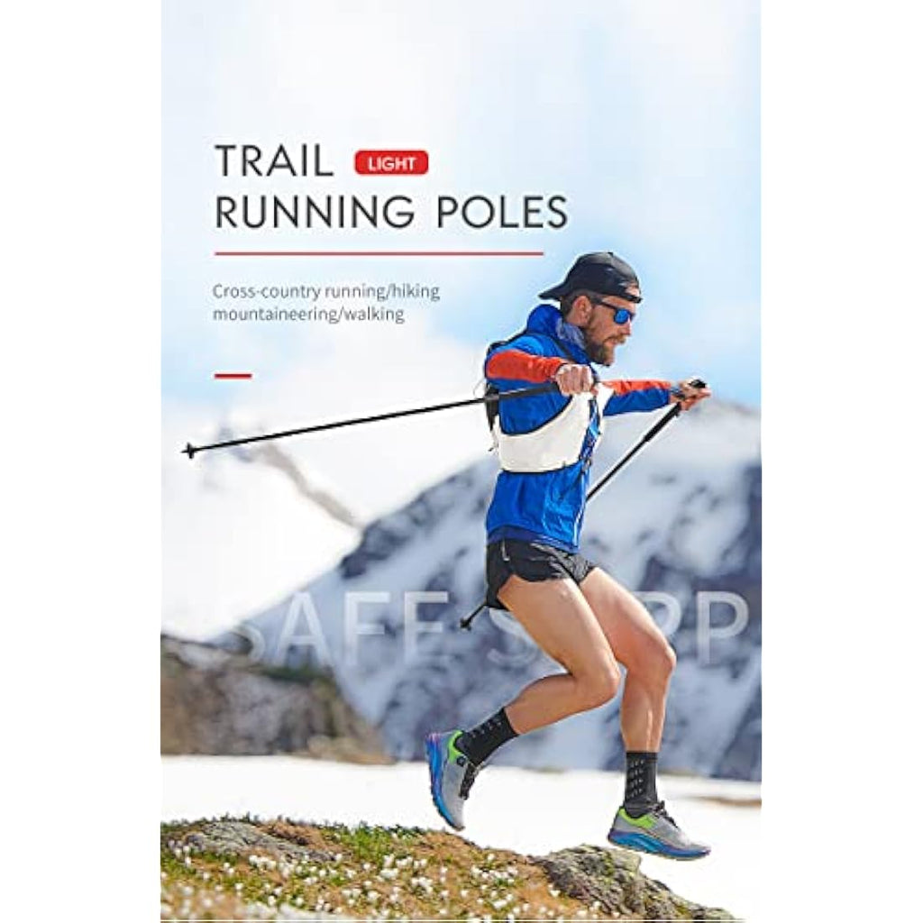 AONIJIE Carbon Fiber Trekking Poles – Lightweight Folding Hiking Sticks