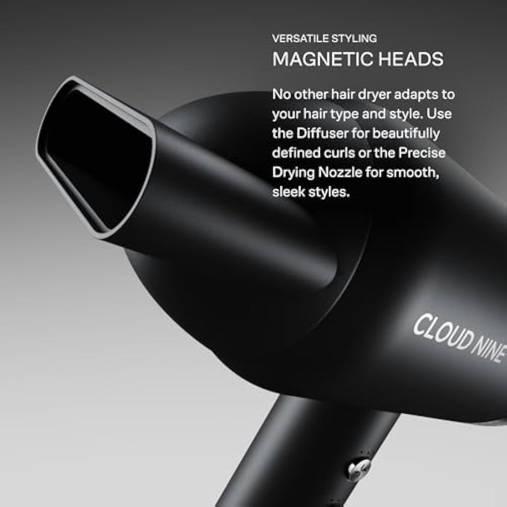 CLOUD NINE Airshot Pro Hair Dryer | 1600W Eco-Precision Motor & Diffuser