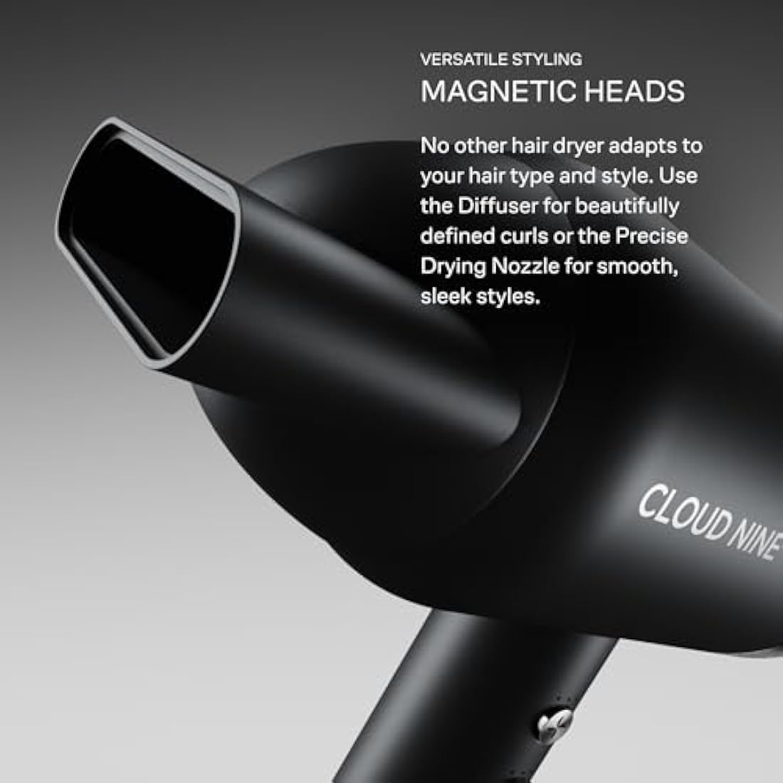 CLOUD NINE Airshot Pro Hair Dryer | 1600W Eco-Precision Motor & Diffuser