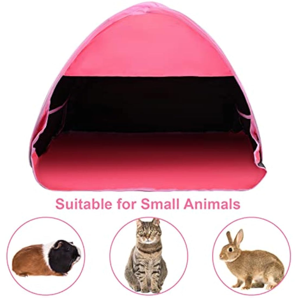 Mini Pop Up Pet Beach Tent – UV Sun Shelter & Shade, Rose Red