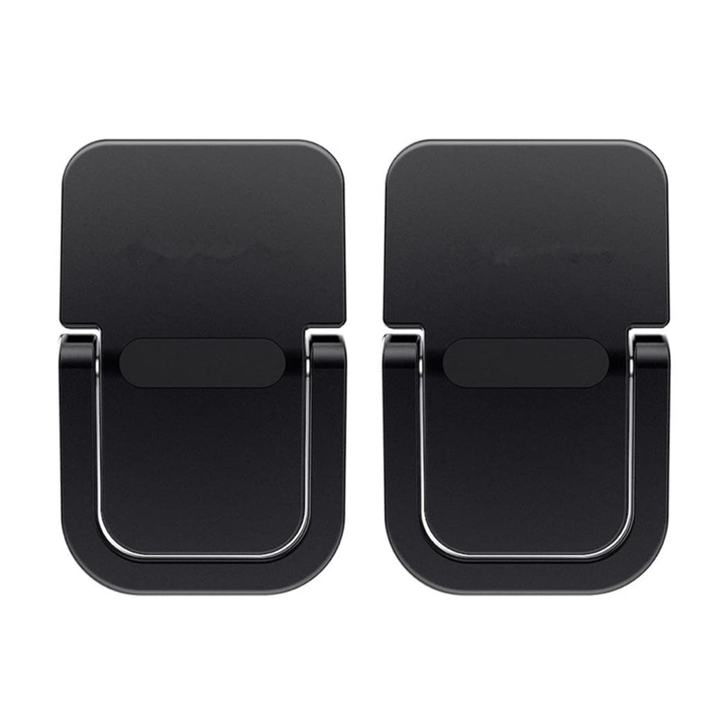 Keyboard Stand for Computer, Mini Invisible Laptop Kickstand for Desk Computer Keyboard MacBook Notebook Stand Riser Aluminum 2PCS Black - image 3