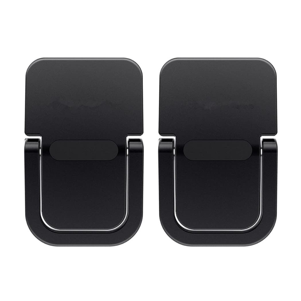 Keyboard Stand for Computer, Mini Invisible Laptop Kickstand for Desk Computer Keyboard MacBook Notebook Stand Riser Aluminum 2PCS Black - image 3