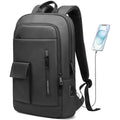 Heroic Knight 15.6" Laptop Backpack | Anti-Theft USB Travel Bag - Black