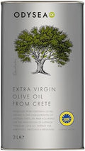 Odysea Greek Extra Virgin Olive Oil | PGI Chania Crete | 3L Tin