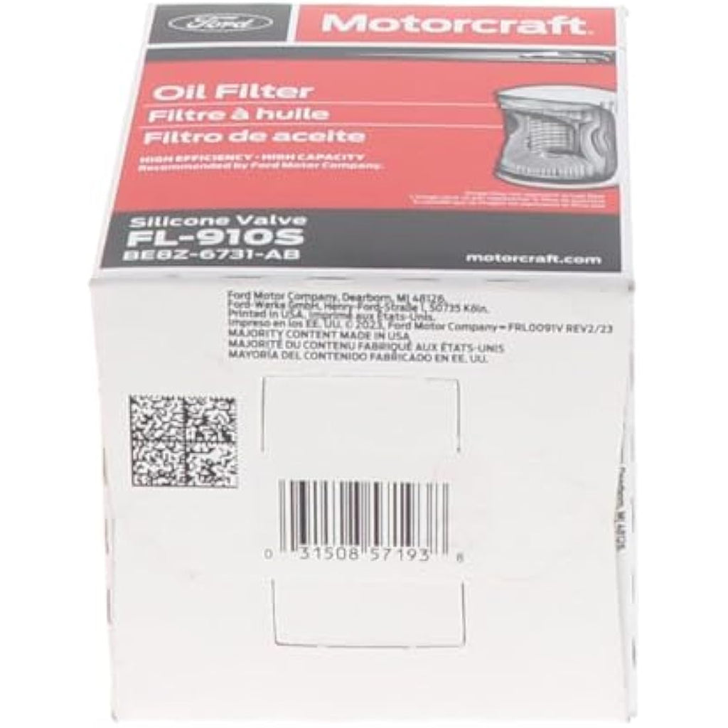Motorcraft FL910S Oil Filter – Professional Engine Maintenance Part