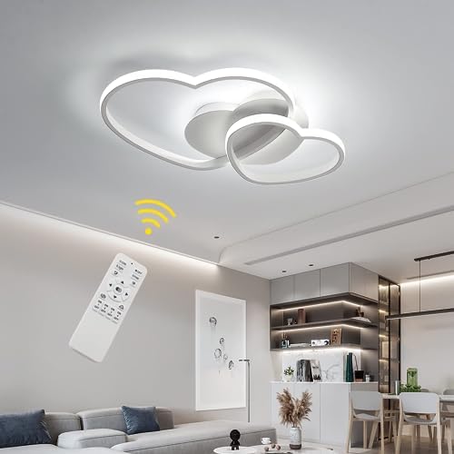 Riserva 64W Heart LED Ceiling Light – Dimmable Modern Chandelier
