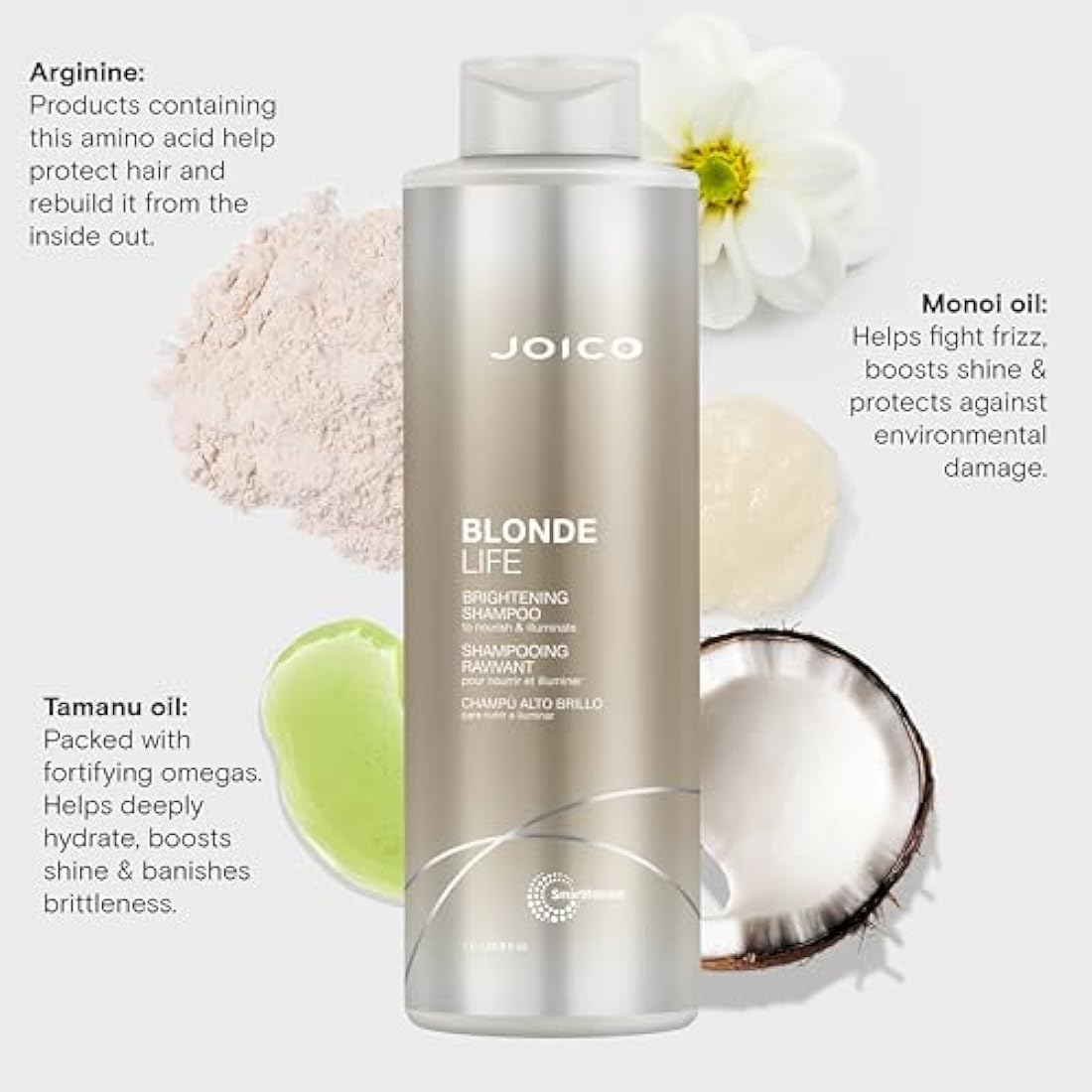 Joico Blonde Life Brightening Shampoo – Strengthening & Shine, 33.8 oz