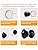 LED Outdoor Step Lights with Motion Sensor - 8 Pack Black