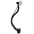 VeeBath Round Pop Up Bath Waste with Overflow - Chrome Bathtub Drain
